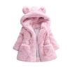 Manteau Fille Automne-Hiver – Doux et Chaud en Fausse Fourrure - Image 4