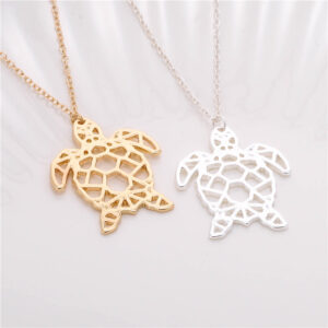 Collier tortue creuse – Bijou fantaisie tendance