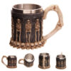 Verre en métal – Tasse tête de mort - Image 2