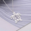 Collier tortue creuse – Bijou fantaisie tendance - Image 2