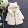Manteau Fille Automne-Hiver – Doux et Chaud en Fausse Fourrure - Image 3