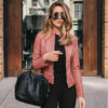 Blazer Élégant en PU Femme - Image 10
