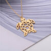 Collier tortue creuse – Bijou fantaisie tendance - Image 3