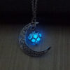 Collier lumineux avec pendentif – Chaîne plaquée argent - Image 7