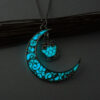 Collier lumineux avec pendentif – Chaîne plaquée argent - Image 10