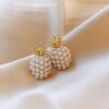 Boucles d’Oreilles Ananas & Étoile de Mer – Perle Élégante - Image 3