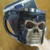 Verre en métal – Tasse tête de mort - Image 7