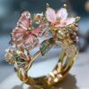 Bague papillon élégante – Bijou fantaisie tendance et raffiné, style boutique - Image 2