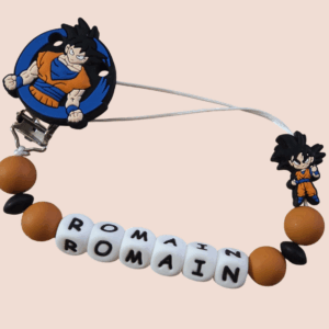 Attache-tétine personnalisable en silicone