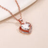 Collier Pendentif Cœur Océan – Cadeau romantique pour la Saint-Valentin - Image 8