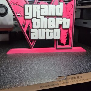 Décoration 3D “Grand Theft Auto VI”