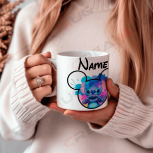 Mug Stitch prénom personnalisé