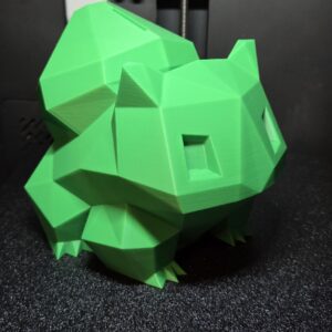 Tirelire Bulbizarre – Modèle Low-Poly 3D (20 cm)