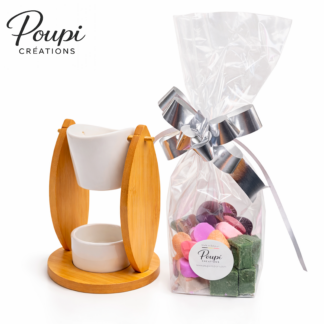 Brûle-parfum Nature Voile – Bambou & céramique