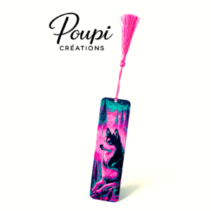 Marque-page en impression 3D multicolore