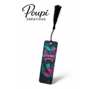 Marque-page en impression 3D multicolore